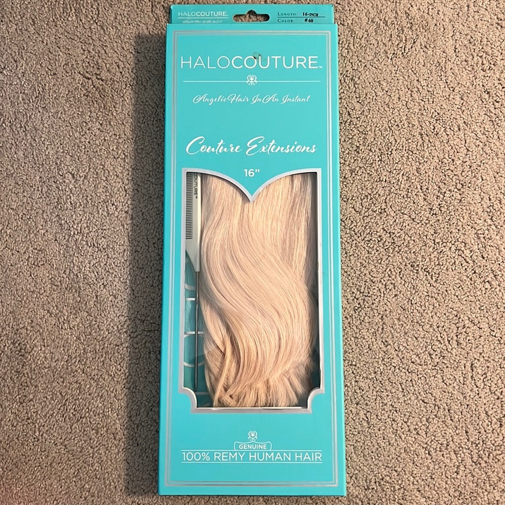 Halo couture hair
